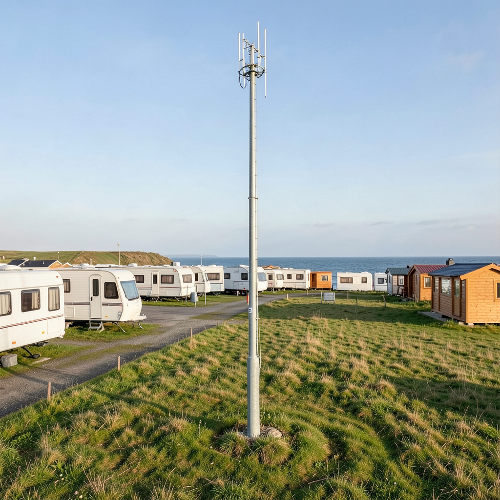 23-metre mobile phone mast approved at Kiln Park, Tenby, to improve 4G and 5G coverage